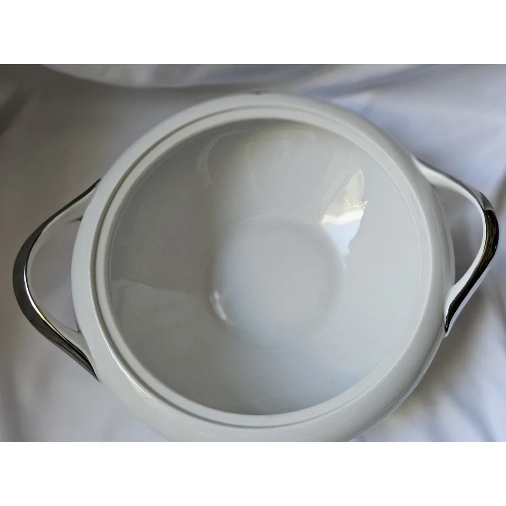 Royal Song Fine China Monlight Rose Round Vegetable Bowl With Lid Discontinued - Picture 12 of 16